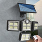 MHome 4 Head Outdoor Solar LED Light with Motion Sensor, Remote Control