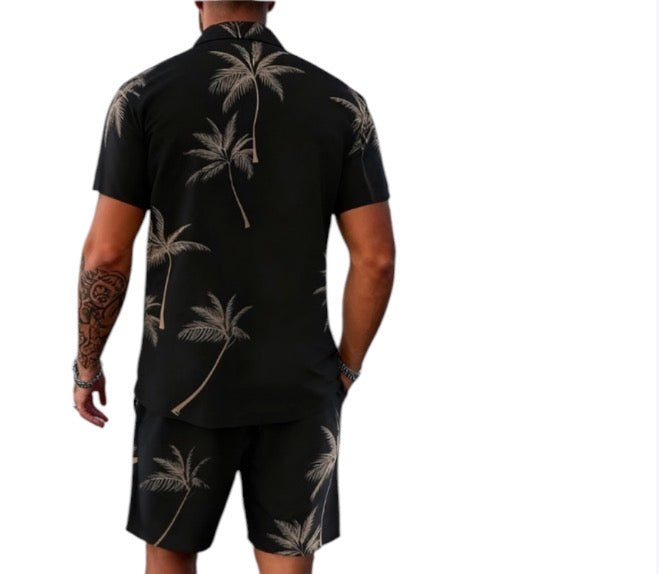 Men’s Summer Casual Short/Shirt Combo 2pc-Various Colours