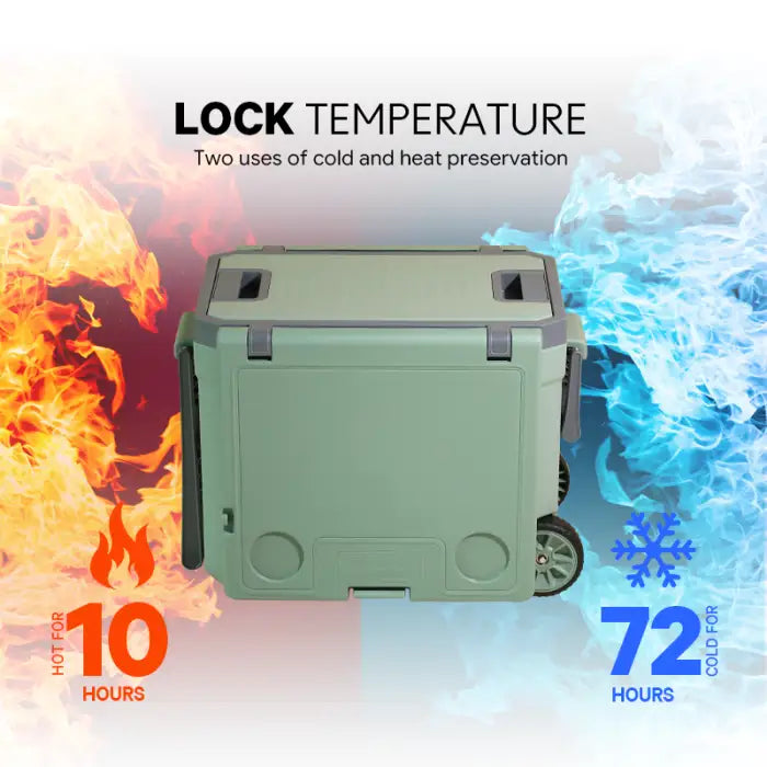 MHome Outdoor Portable Cooler Box with Table and Chairs