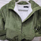 Ladies Cropped Corduroy Puffer Jacket-Various Colours