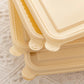 Compostable Cornstarch Takeaway Container with Lid - Eco-Friendly 5 - Compartment Box/ Pack 50pc