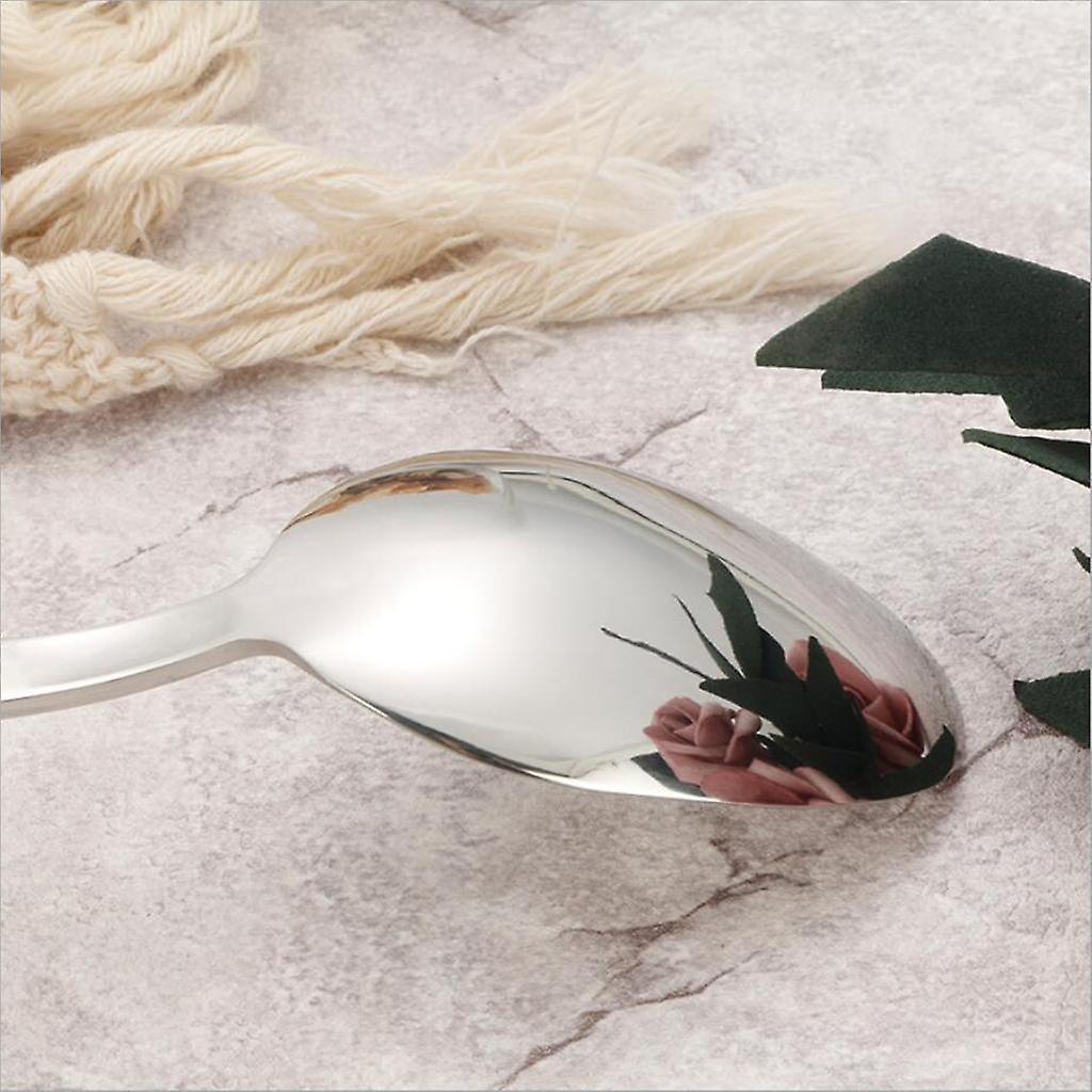 Stainless Steel Flatware Tableware Spoons-6pcs