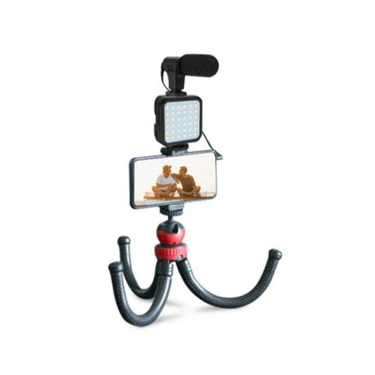 LED Fill Light For Phone And Camera Tripod Holder With Remote Control
