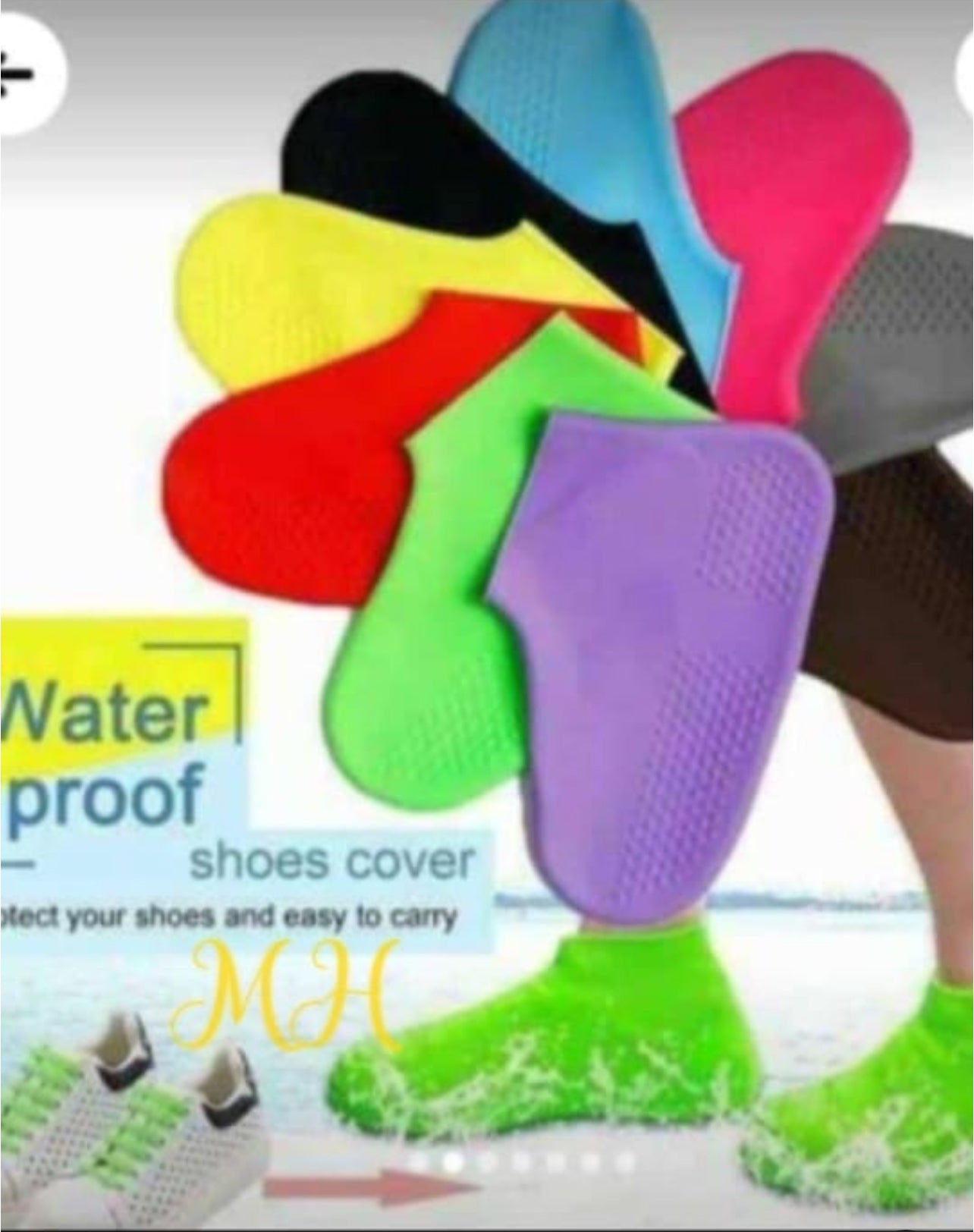 Silicone Waterproof Shoe Covers – Reusable Overshoes