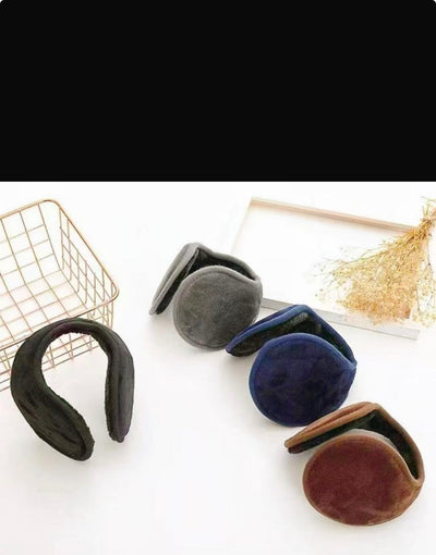 Ear Warmers Earmuffs Unisex Ear Warmers Winter Earmuffs Warm Female Hanging Ear Packs Ear Muffs-Various Colours