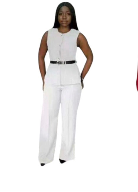 Ladies Stylish Jumpsuit 2pc Set-Various Colours