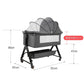 Portable Swing Cribs for Baby Foldable Height Adjustment Baby Bed Spliceable Mobile Baby Nest Children's Cots for 0-36 Months