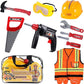 Tacobear Construction Worker Costume for Kids Engineering Role Play