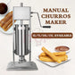 Manual 5L Churros Machine: Commercial Donut Maker with Waffle Attachment. Only Available On PreOrder!
