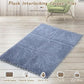 6Pcs Plush Foam Floor Square Interlocking Carpet Tiles with Border