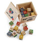 Education Wooden ABC Blocks 48pc Set