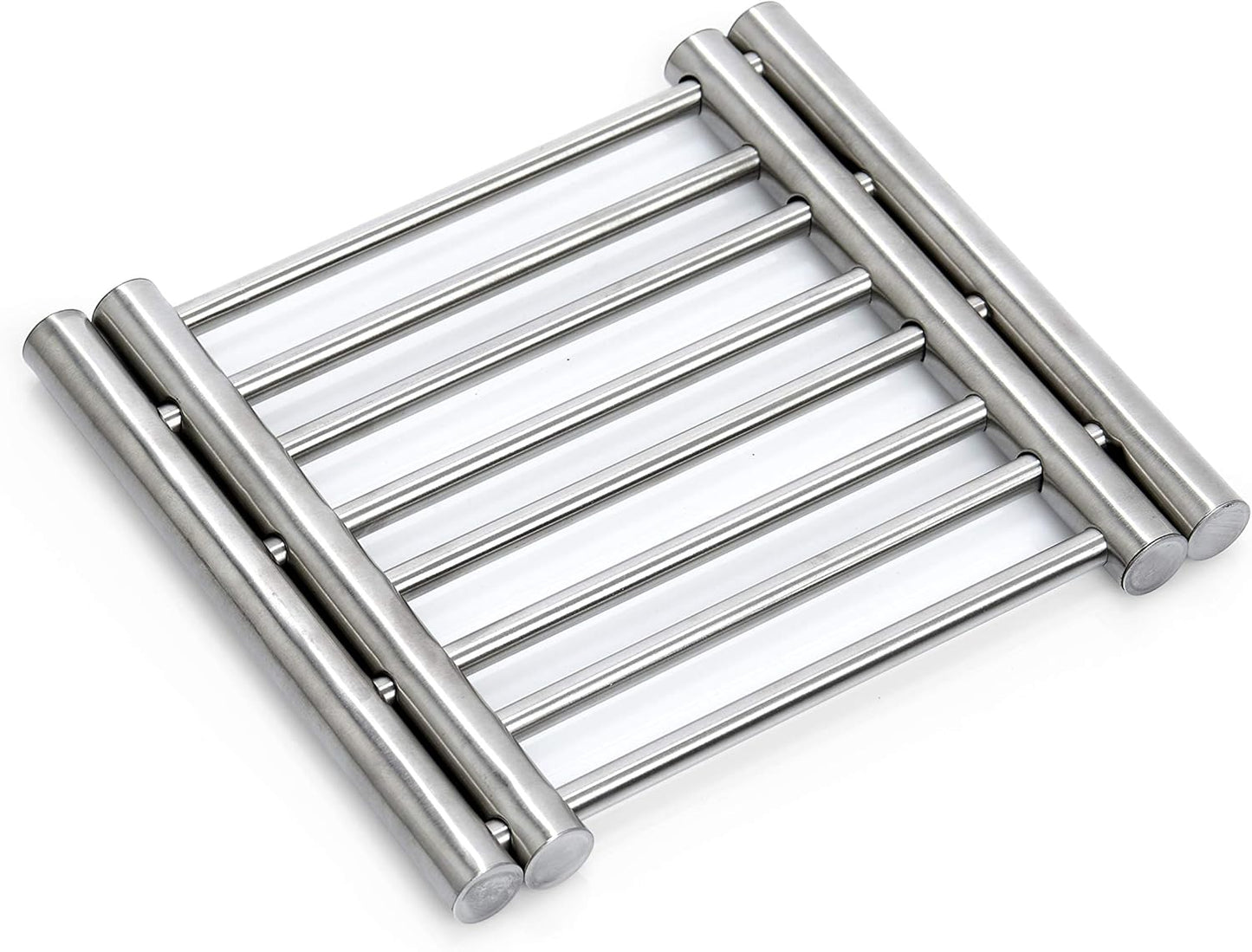 Extendable Stainless Steel Pot Holder – Adjustable Trivet For Hot Dishes, Cookware & Pans