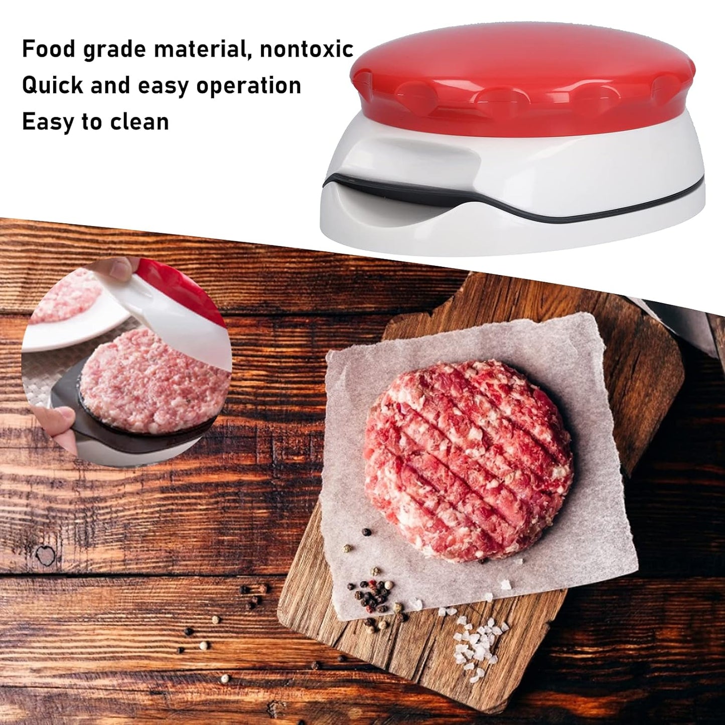 Adjustable Manual Hamburger Pressing Machine