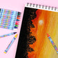 24-Piece Wax Colour Crayons Set – Non-Toxic, Vibrant Colours