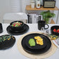 MHome 16-Piece Dinnerware Set – Microwave Safe Stoneware