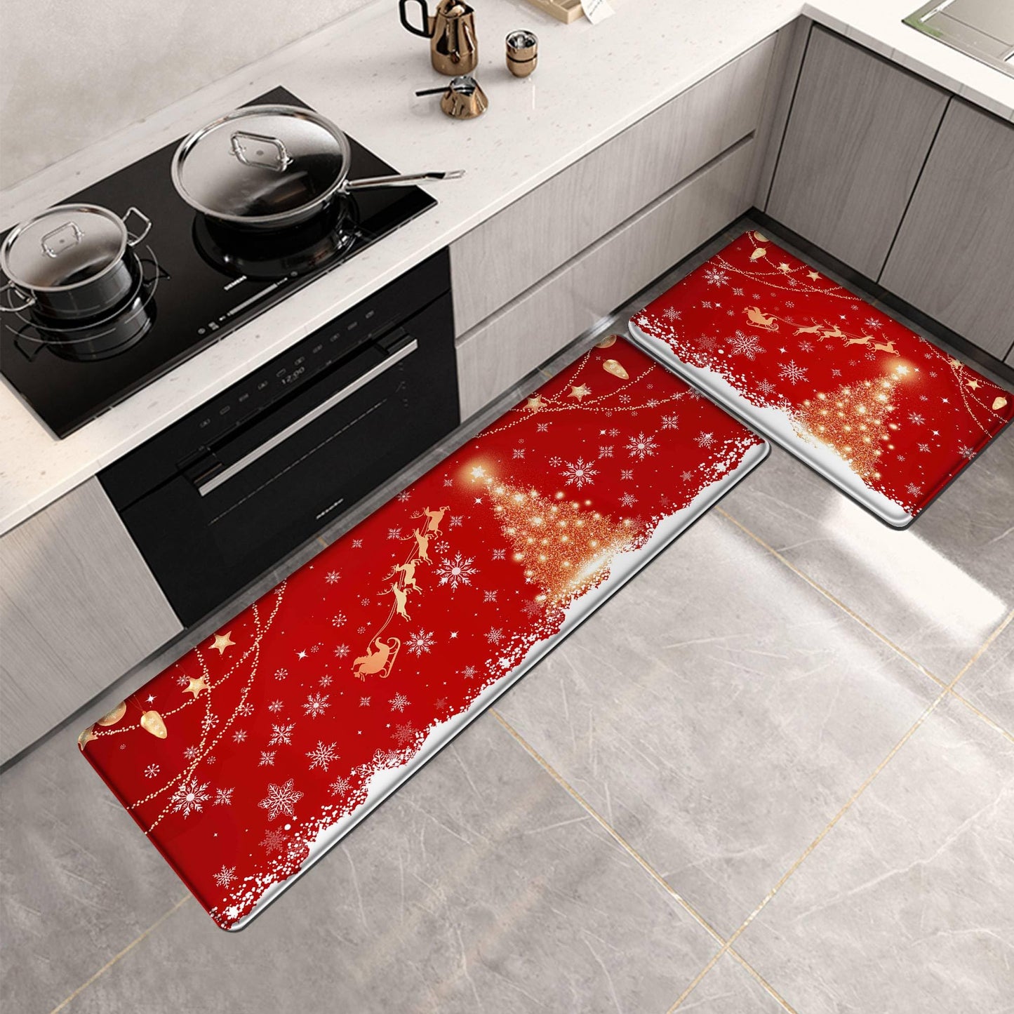 MHome Christmas Kitchen Rag Soft Absorbent Microfiber Dish Cloth