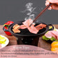 MHome Mini BBQ Grill with Wood Base – Portable Japanese Hibachi Charcoal Grill