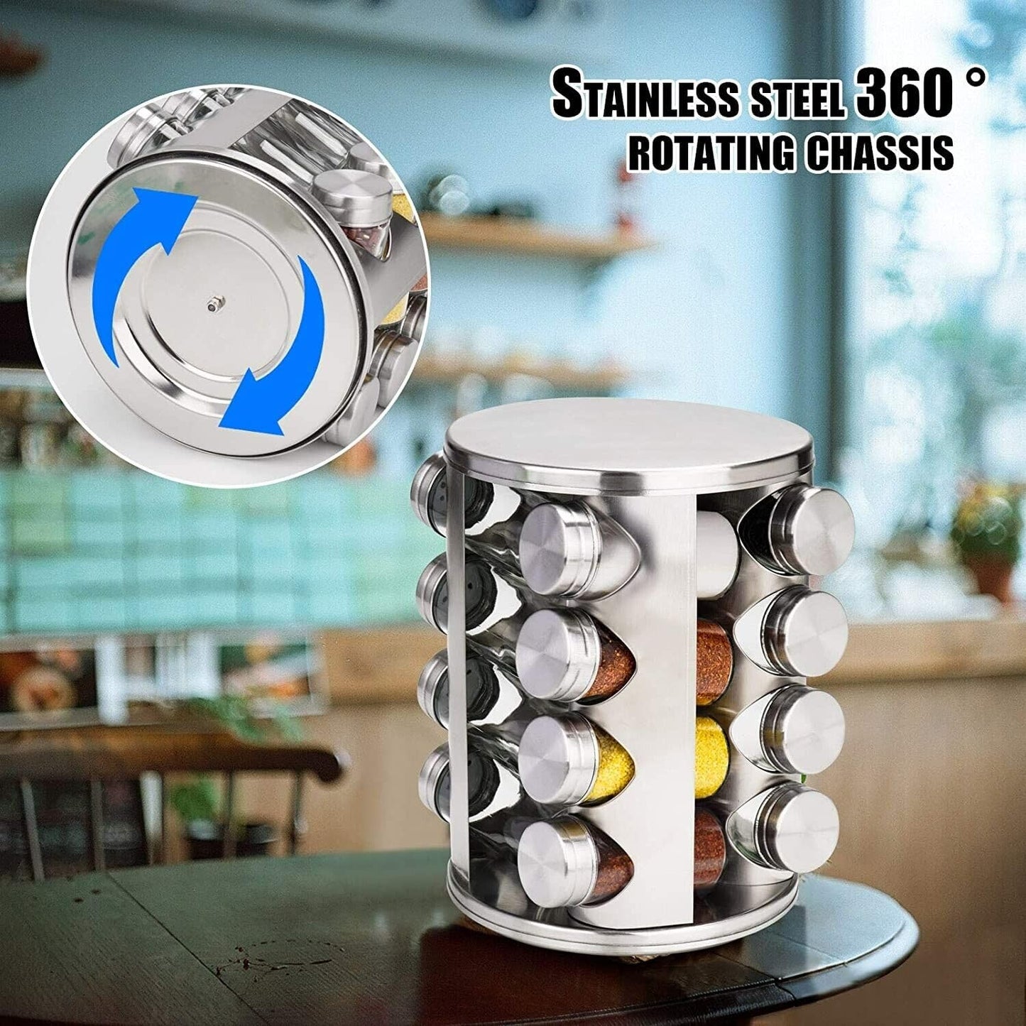 16 Jar - Revolving Spice Tower