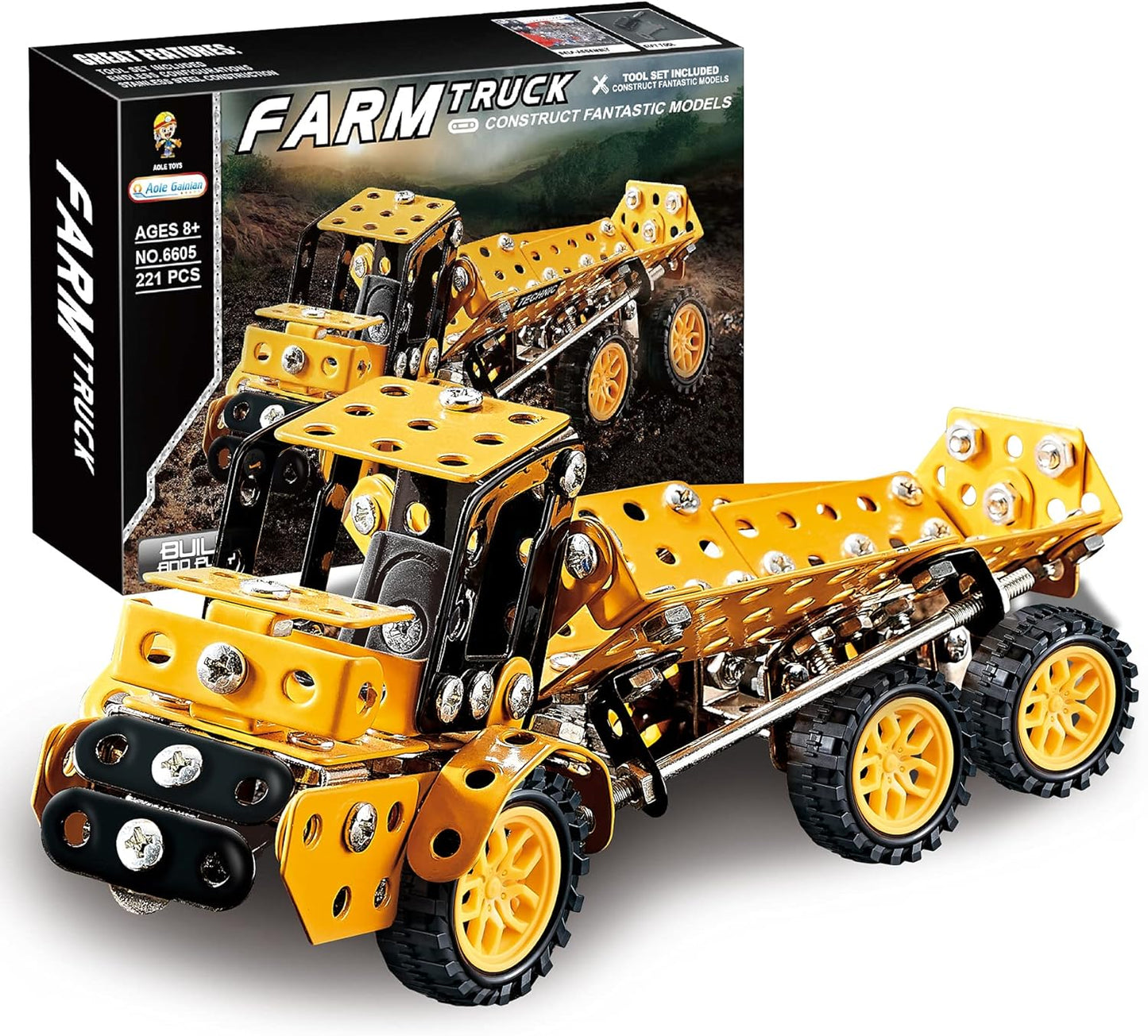 DIY Toys Trucks Creative Mechanical Construction Assembly Educational Toy