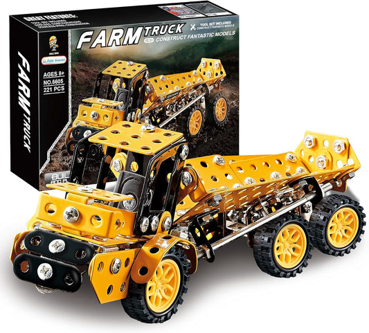 DIY Toys Trucks Creative Mechanical Construction Assembly Educational Toy