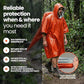 Outdoor Emergency Raincoat, Reversible Dual-Sided Thermal Poncho