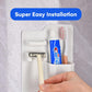 MHome Non-perforated Silicone Bathroom Wall Storage Organizer – Toothbrush & Razor Holder Various Options