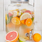4L Glass Beverage Dispenser With Stainless Steel Lid & Spigot – Cold Drinks Server