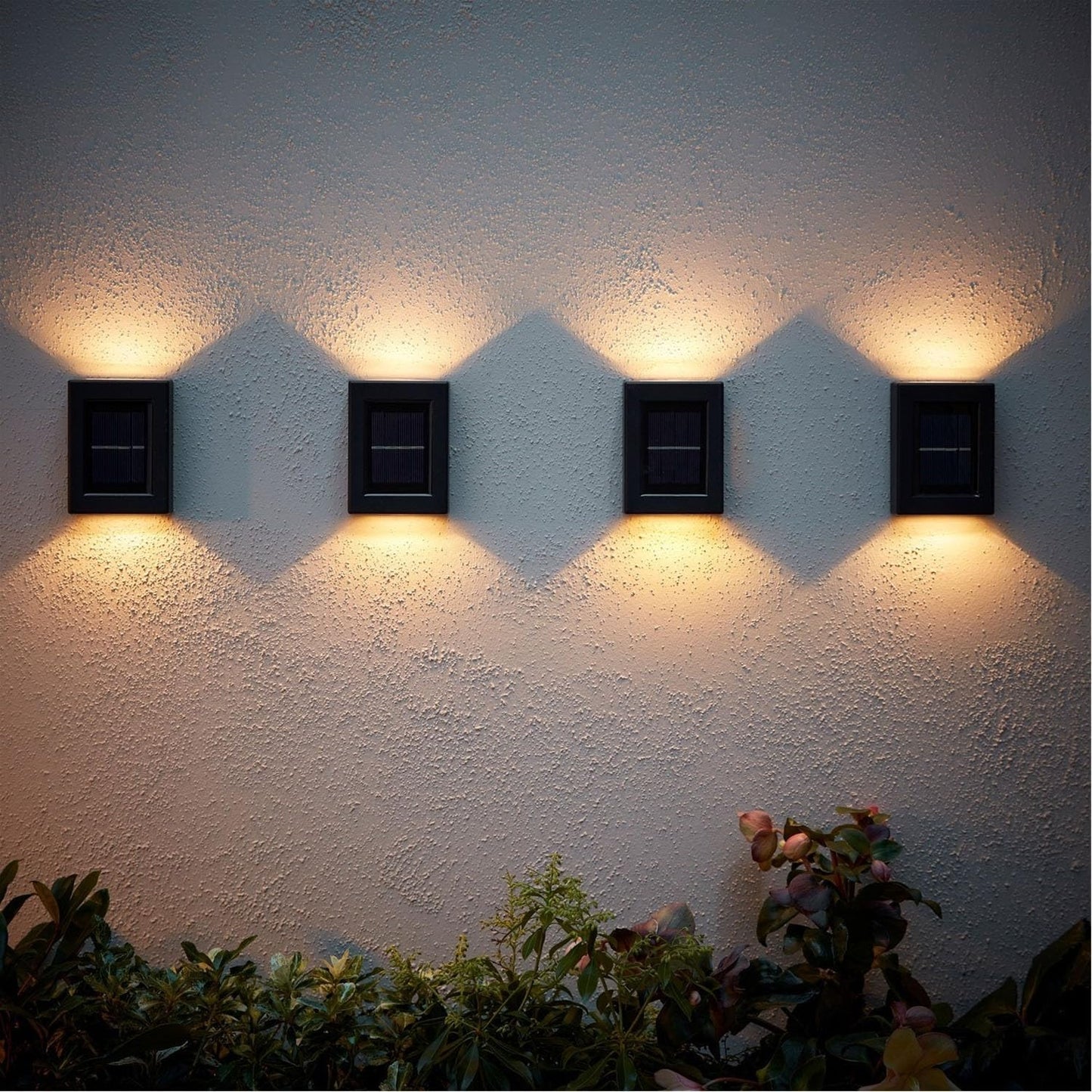 MHome Mini Solar Wall Light 2 Way – Motion Sensor, Waterproof & Energy-Saving