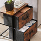 MFurn Fabric Storage Drawer Cabinet | Multi-Purpose Dressing Table & Closet Organizer