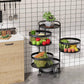 MHome Desire 4-Tier Carbon Steel Storage Rack