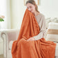 MHome Flannel Throw Blanket – Ultra-Soft 100% Polyester Cozy Fleece