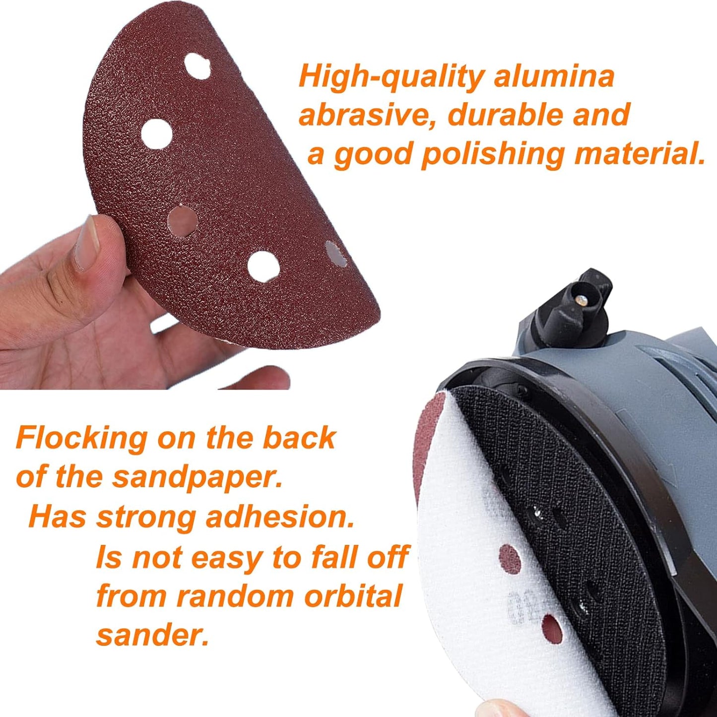 Velcro Sanding Discs With Holes 125mm-each