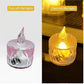 24 Pcs Flameless and Smokeless Transparent Acrylic Led Tea Light Candle