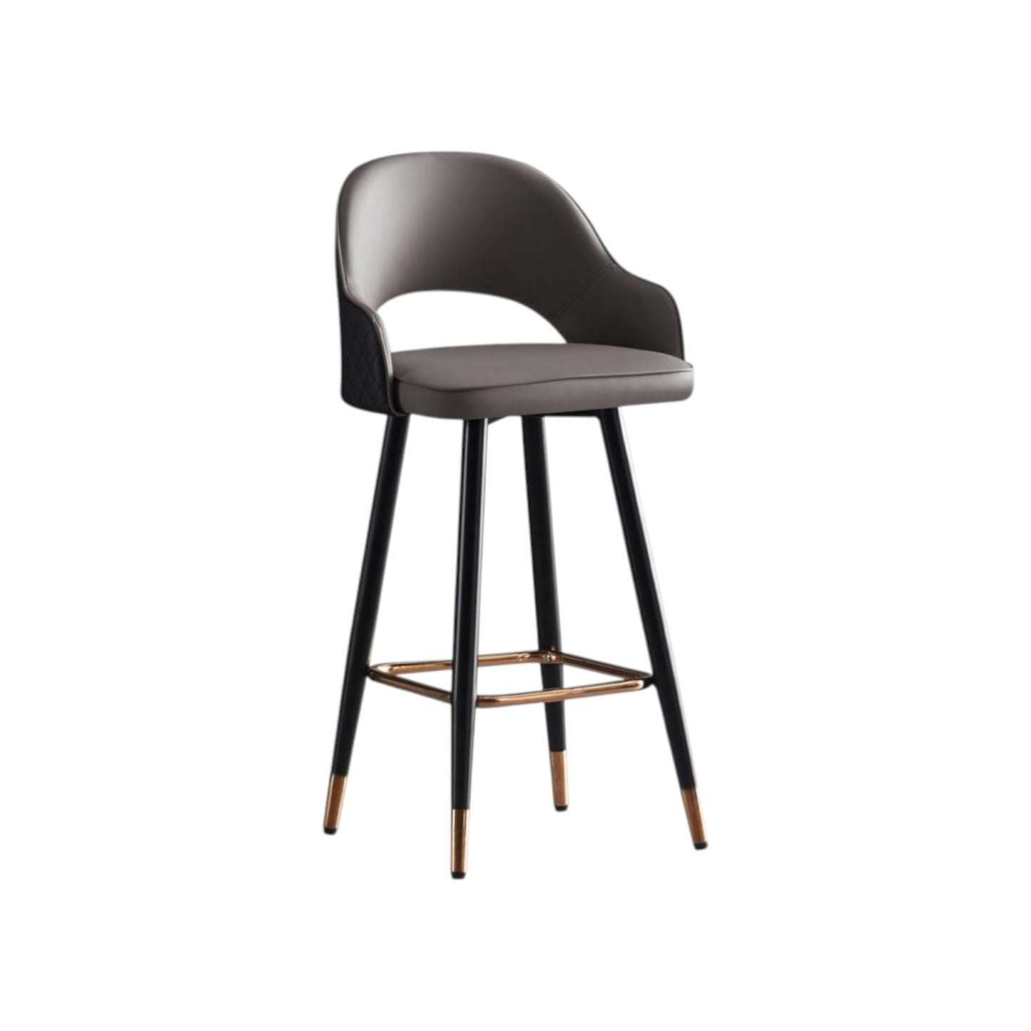 MFURN  High Kitchen Island Chair – Adjustable 360° Swivel Bar Stool, PU Leather, Chrome Base- Various Options