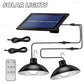 Solar LED Pendant Lamp Set 2pc