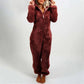 Winter Warm Onesies Sleepwear Women Long Sleeve Hooded Jumpsuit Various Colours