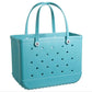 Silicone Beach Bag Custom Tote Fashion Eva Plastic Beach Bags Women Summer - Various Colours