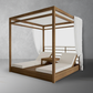 High End Twin Outdoor DayBed  Sun Lounger Set Teak with Canopy-Available On Order!
