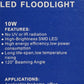 REDISSON  220v AC Outdoor LED Flood Light - Various Sizes
