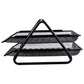 Metal Mesh Document Sliding Tray Organiser - Black Various Options