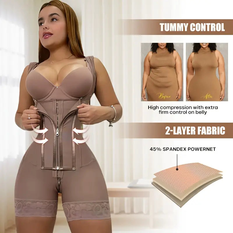 Ladies Full Body Compression Shaper -Various Colours