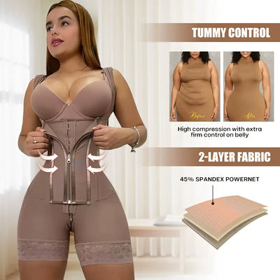 Ladies Full Body Compression Shaper -Various Colours