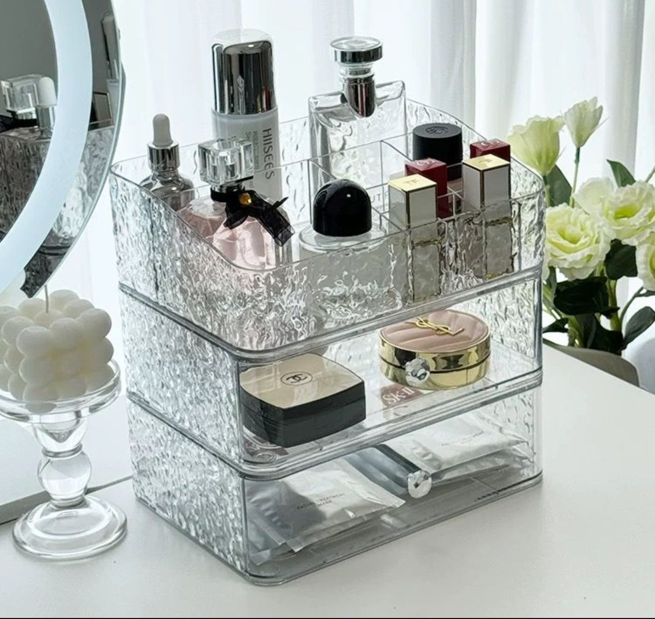 Ripple Clear Makeup Organiser