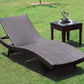 Modern Poolside Wicker Lounger