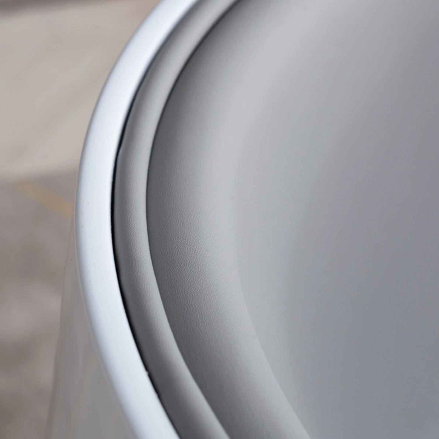 MFurn Swivel Accent Cup Chair – Modern PU Leather Bar & Lounge Chair