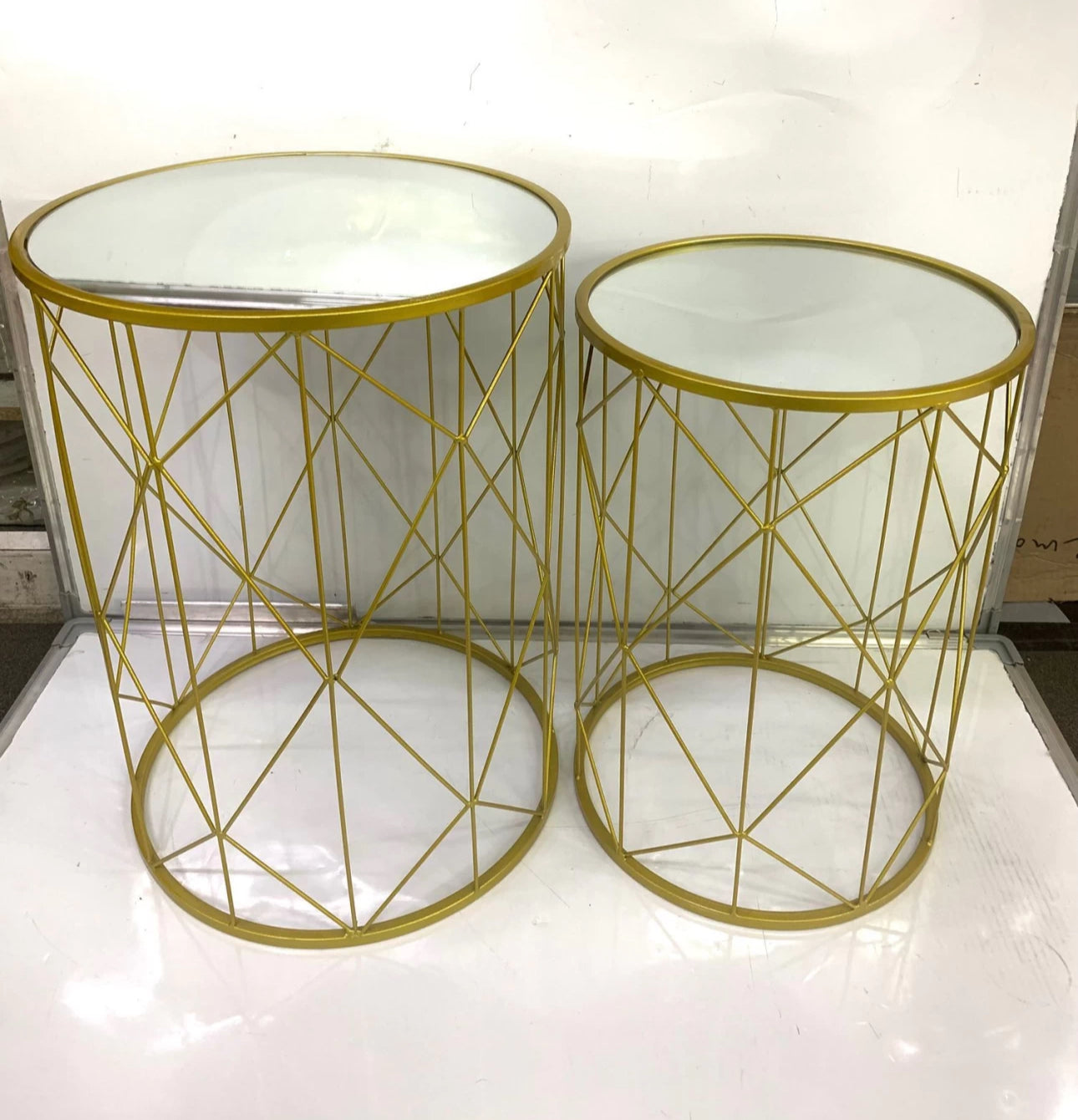 MFurn Modern Nesting Table Set – 2 Piece (Various Options)