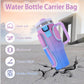MHome Water Bottle Sleeve Fit All Tumbler with Handle, Water Bottle Holder Bag with Adjustable Shoulder Strap for Hiking Travelling Camping