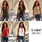 Ladies Sexy Cowl Neck Halter Top Backless Flowy Summer Going Out Tops-Various Colours