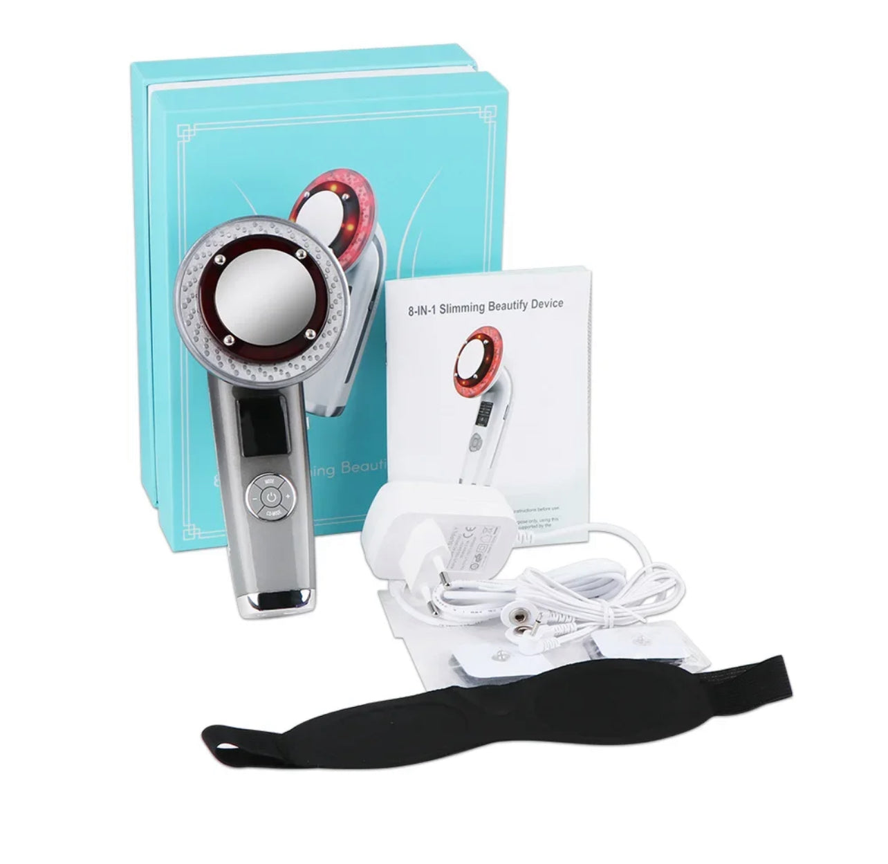 Body Slimming 8-IN-1 Machine ,Anti-Cellulite Fat Burner Skin Lift Tighten Massager - Available In Black or White
