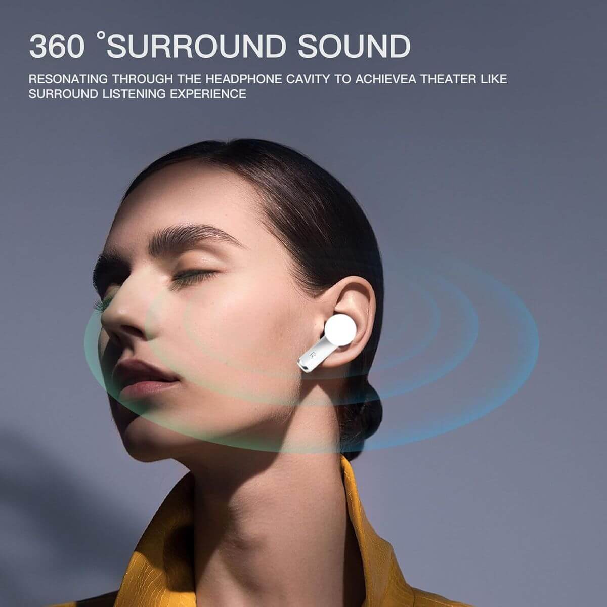 MTech Premium Noise-Cancelling Touch Control Earbuds